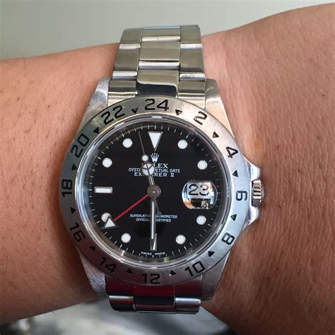 rolex explorer 2 test 16570|rolex explorer ii 16570 black.